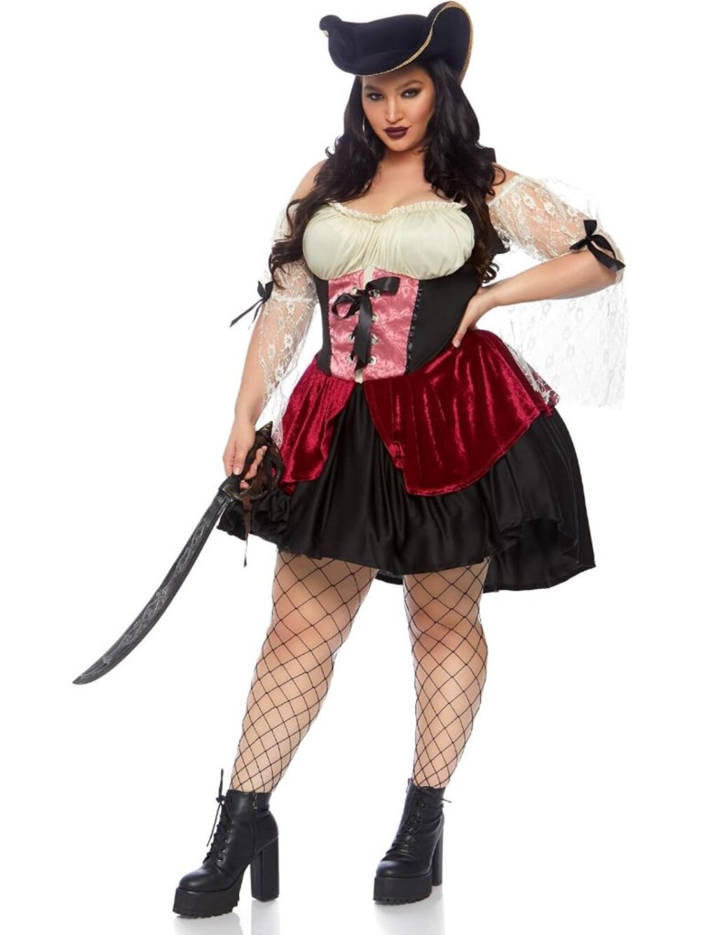 Plus-Size Wicked Wench Costume for Women | Pirate Dress, Halloween Outfit